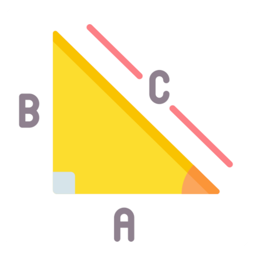 Pythagoras in geometrischen Formen